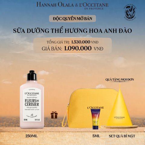  SỮA DƯỠNG THỂ HOA ANH ĐÀO L'OCCITANE 250ML 