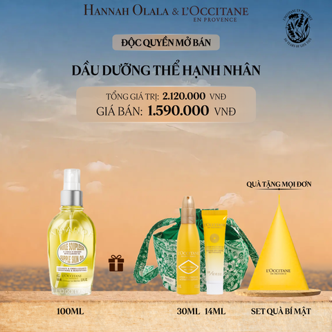  DẦU DƯỠNG THỂ HẠNH NHÂN L'OCCITANE 100ML 