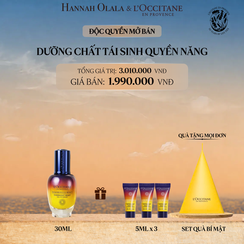  TINH CHẤT TÁI SINH QUYỀN NĂNG CÚC TRƯỜNG SINH L'OCCITANE 30ML 