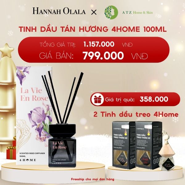  A1025_DEAL 1: MUA TINH DẦU TÁN HƯƠNG 4HOME 100ML (MỚI) GIÁ 799.000Đ 

TẶNG 2 TINH DẦU TREO 4HOME 10ML TRỊ GIÁ 358.000Đ 