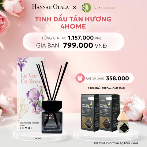  E564: DEAL 1: TINH DẦU TÁN HƯƠNG 4HOME 100ML 