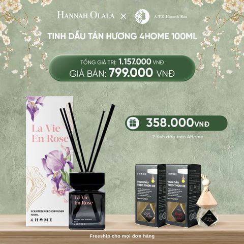  DEAL 1: MUA TINH DẦU TÁN HƯƠNG 4HOME 100ML (MỚI) 