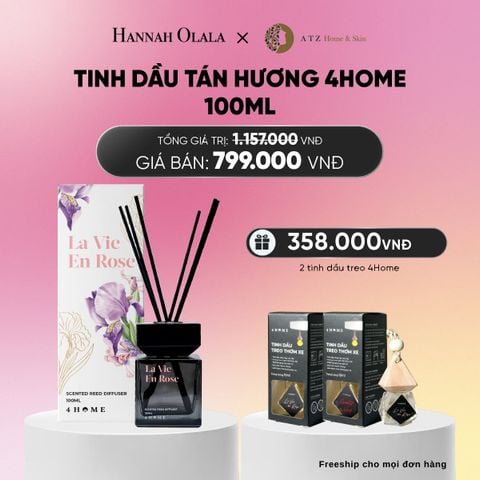  MỚI - MUA TINH DẦU TÁN HƯƠNG 4HOME 100ML_A107 