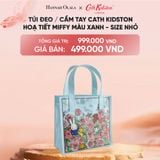  DEAL 10: TÚI ĐEO / CẦM TAY COTTON PHỦ LỚP PVC CHỐNG THẤM NƯỚC CATH KIDSTON  PHONG CÁCH VINTAGE & ANH QUỐC - SIZE NHỎ 