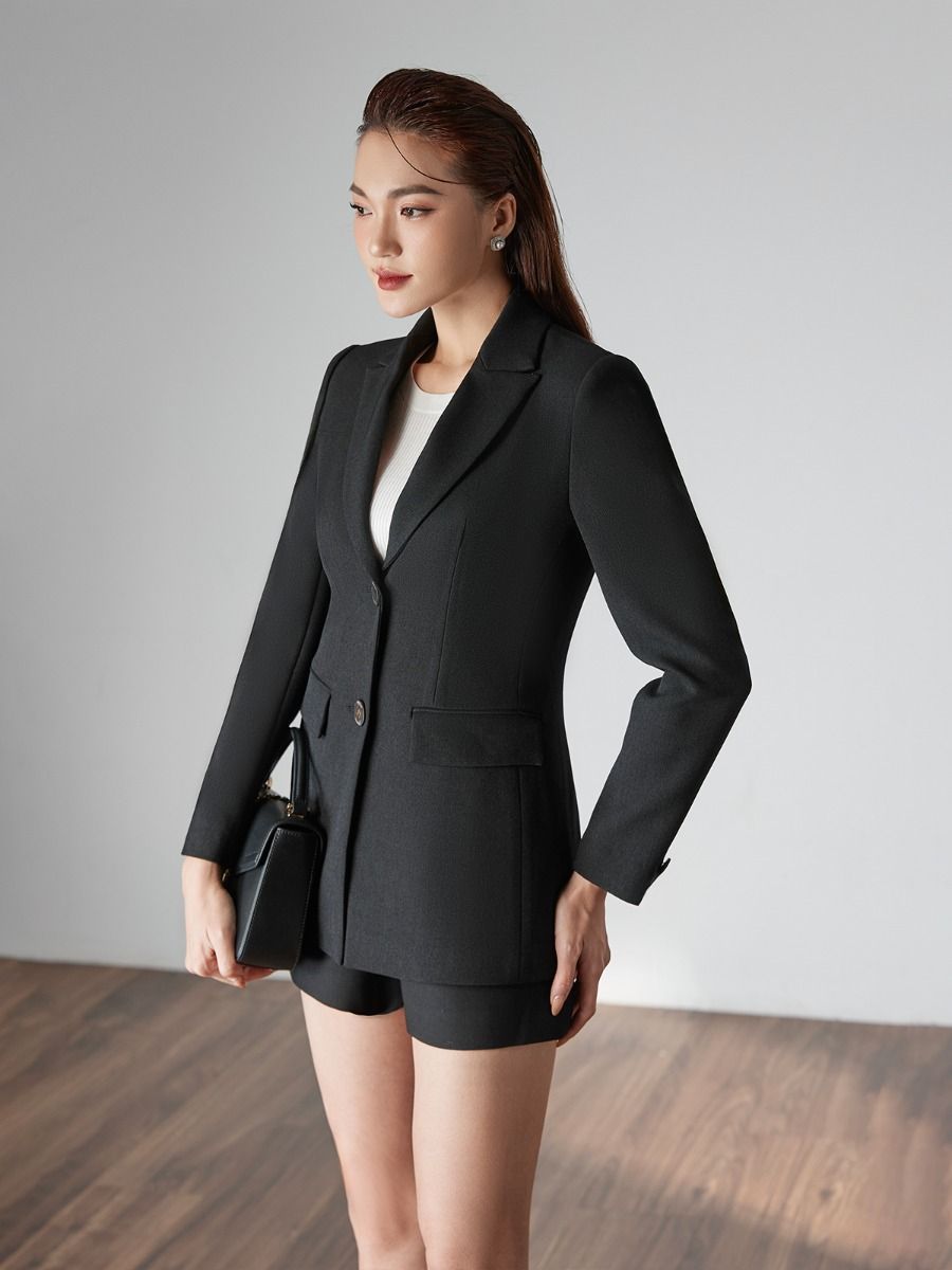 C975_DEAL 10: ÁO VEST CỔ HAI VE LIỀN 