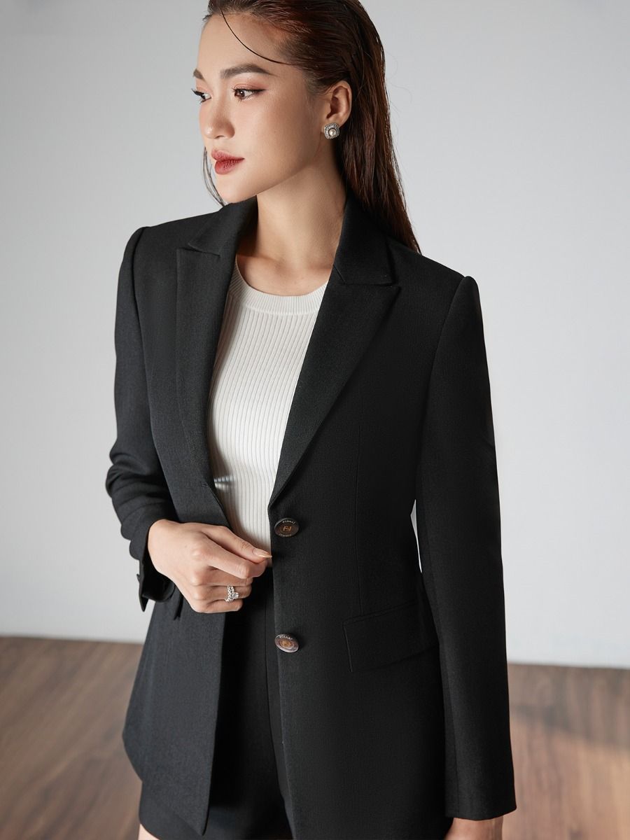  C975_DEAL 10: ÁO VEST CỔ HAI VE LIỀN 