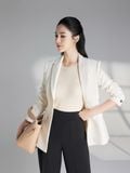  C975_DEAL 10: ÁO VEST CỔ HAI VE LIỀN 