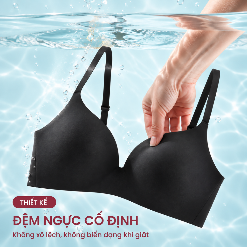  NỮ/ ÁO LÓT FORMAT CAO CẤP KHÔNG GỌNG CUP 3/4 NÂNG ĐỠ VÒNG 1 TỰ NHIÊN - 10001906 - DEAL 3 - E935 