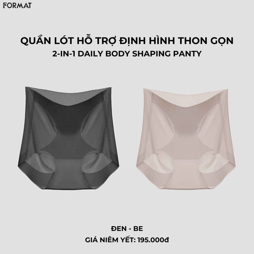  QUẦN LÓT ĐỊNH HÌNH CAO CẤP FORMAT - 10002879 _ DEAL 5 - A627 