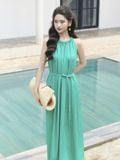  A302_DEAL 7: ĐẦM DÁNG DÀI CỔ CÁCH ĐIỆU FORMAT 