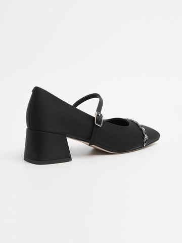  E149_DEAL 10: GIÀY CAO GÓT DA BÒ ÊM CHÂN CÓ QUAI ĐEO 