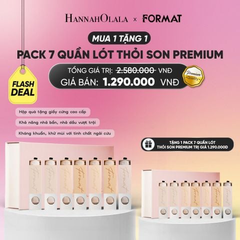  PACK 7 QUẦN LÓT THỎI SON PREMIUM (FLASH DEAL)_A1543 
