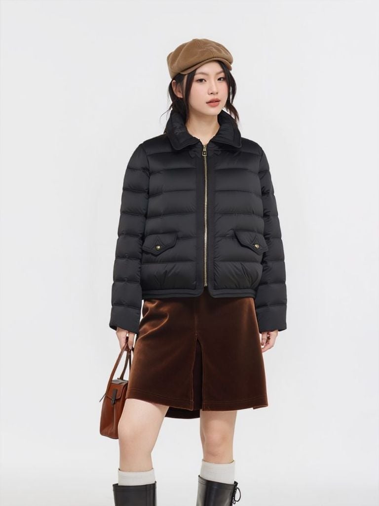  DEAL 8: ÁO KHOÁC LÔNG VŨ CỔ BẺ 