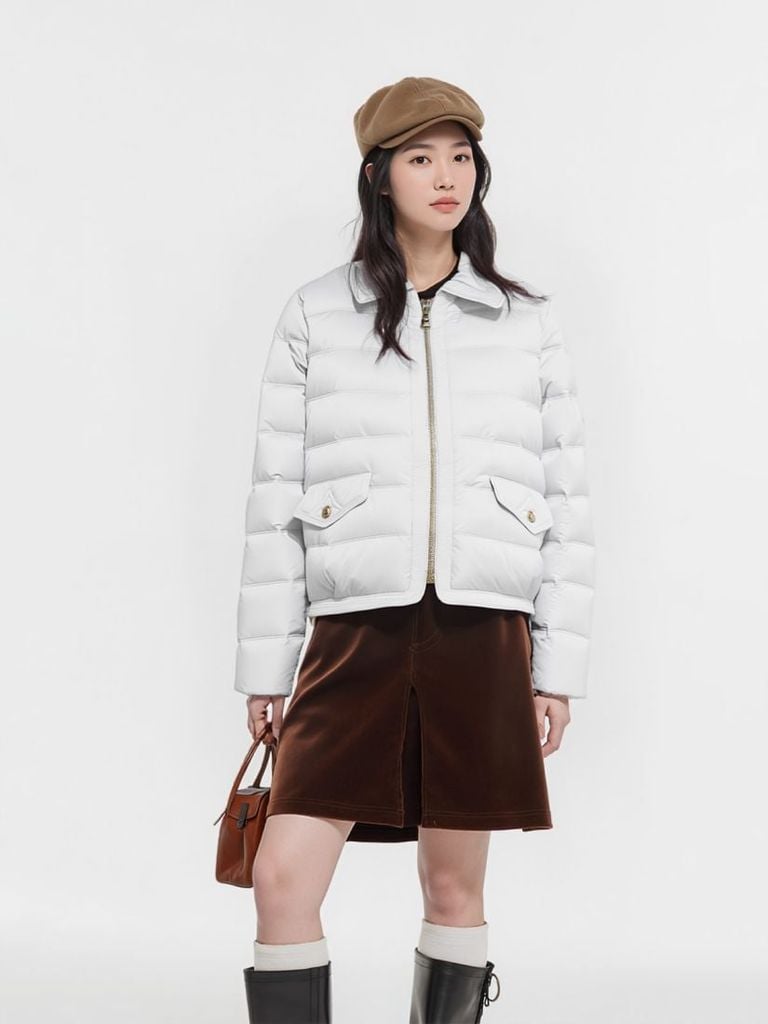  DEAL 8: ÁO KHOÁC LÔNG VŨ CỔ BẺ 