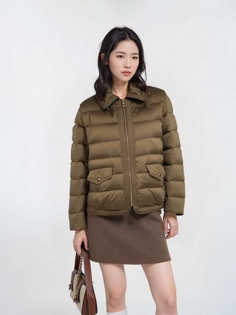  DEAL 8: ÁO KHOÁC LÔNG VŨ CỔ BẺ 