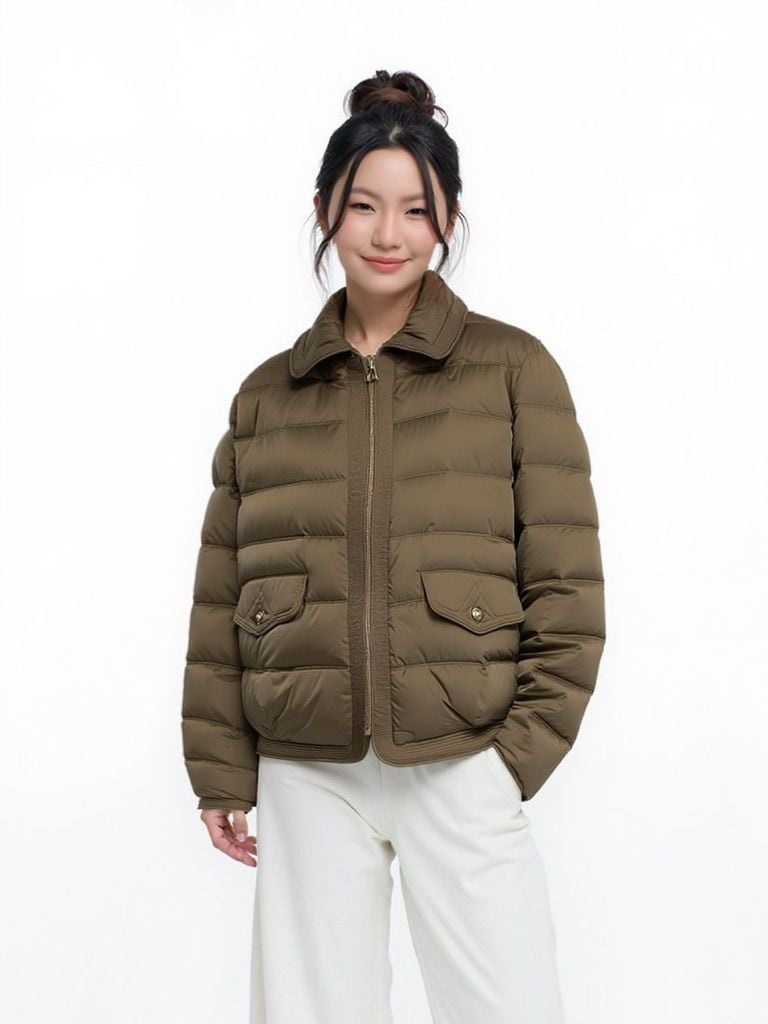  DEAL 8: ÁO KHOÁC LÔNG VŨ CỔ BẺ 