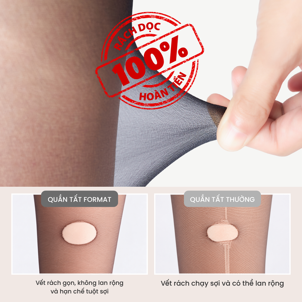  PACK 1 QUẦN TẤT KHÔNG RÁCH FORMAT - 10000246 - DEAL 2 - E926 