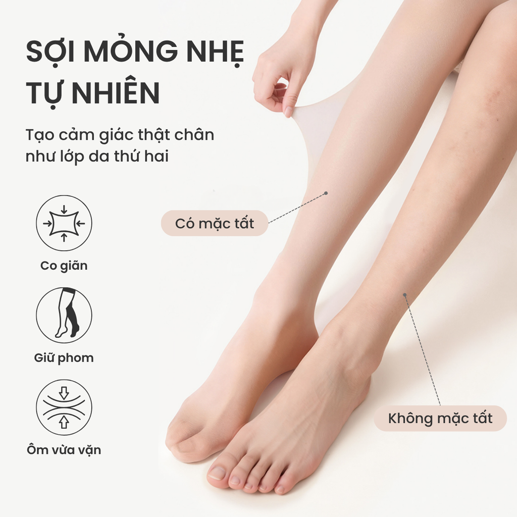  NEW ARRIVAL - COMBO 2 VÀ 3 QUẦN TẤT KHÔNG RÁCH FORMAT - 10006219 10006220 - DEAL 12 - E1060 