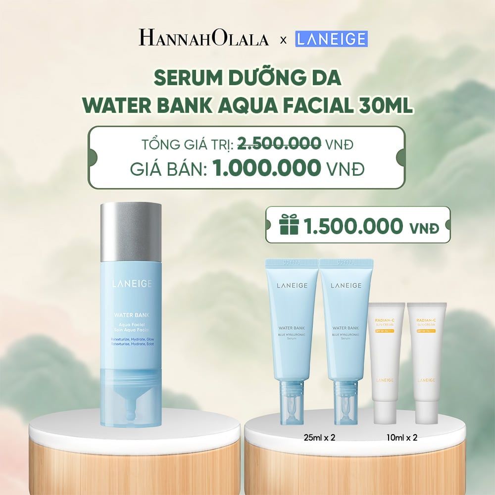  MỚI - LANEIGE WATER BANK AQUA FACIAL 30ML - A1654 