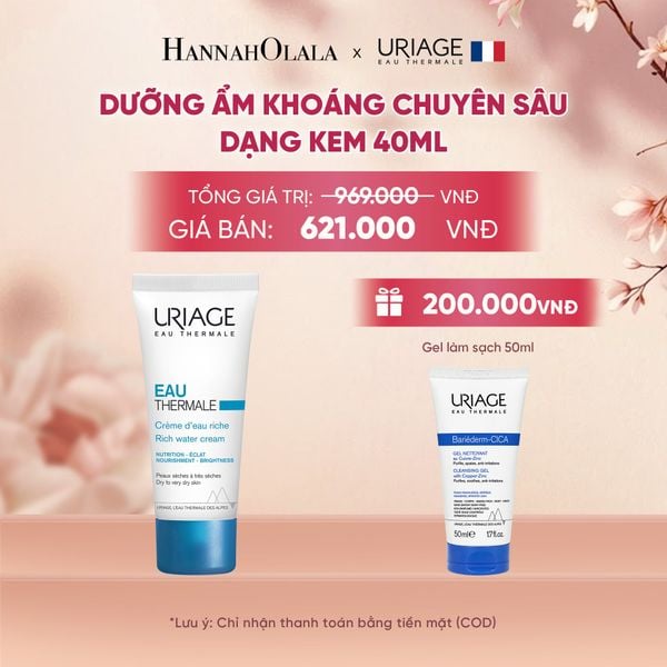  DƯỠNG ẨM KHOÁNG CHUYÊN SÂU DẠNG KEM URIAGE EAU THERMALE CRÈME D'EAU 40ML 