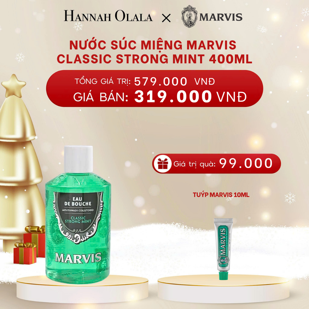  A1191_DEAL 1: NƯỚC SÚC MIỆNG MARVIS MOUTHWASH 400ML 