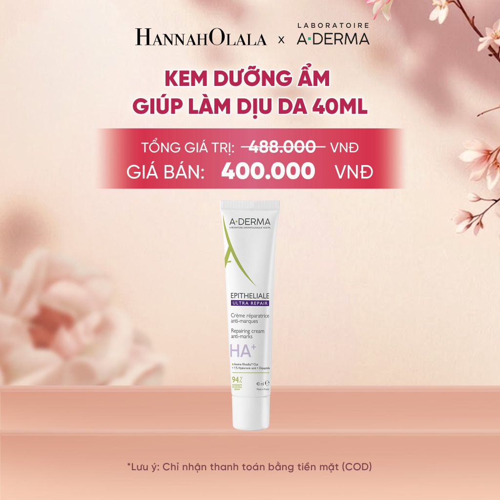  KEM DƯỠNG ẨM GIÚP LÀM DỊU DA A-DERMA EPITHELIALE ULTRA REPAIR REPAIRING CREAM ANTI-MARKS 