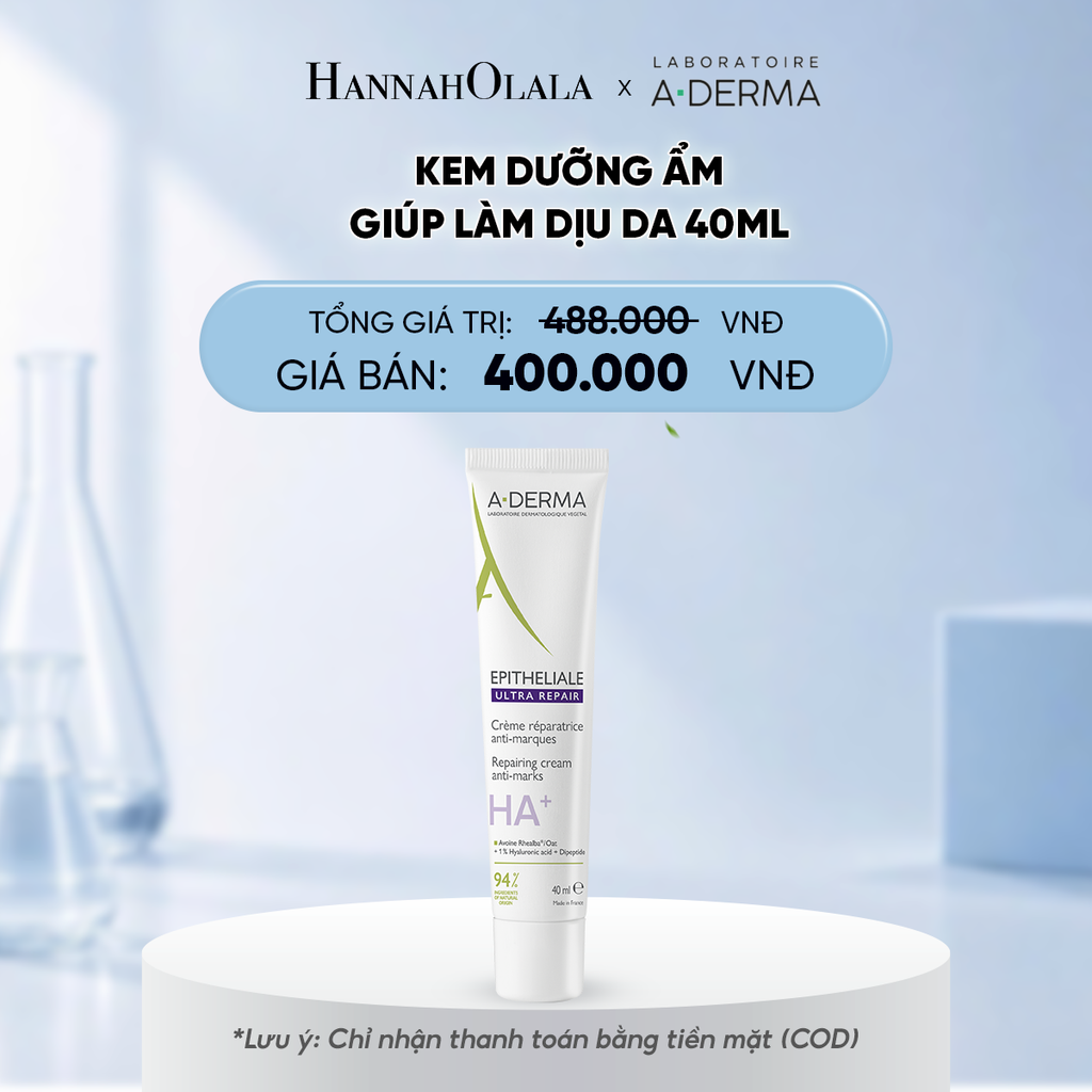  KEM DƯỠNG ẨM GIÚP LÀM DỊU DA  A-DERMA EPITHELIALE ULTRA REPAIR REPAIRING CREAM ANTI-MARKS 