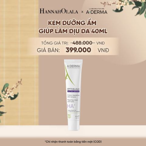  KEM DƯỠNG ẨM GIÚP LÀM DỊU DA  A-DERMA EPITHELIALE ULTRA REPAIR REPAIRING CREAM ANTI-MARK 40ML - A2638 