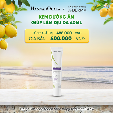  KEM DƯỠNG ẨM GIÚP LÀM DỊU DA A-DERMA EPITHELIALE ULTRA REPAIR REPAIRING CREAM ANTI-MARKS - A1920 