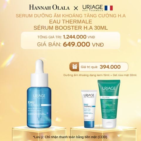  DEAL 8: SERUM DƯỠNG ẨM KHOÁNG TĂNG CƯỜNG H.A EAU THERMALE SÉRUM BOOSTER H.A 30ML 
