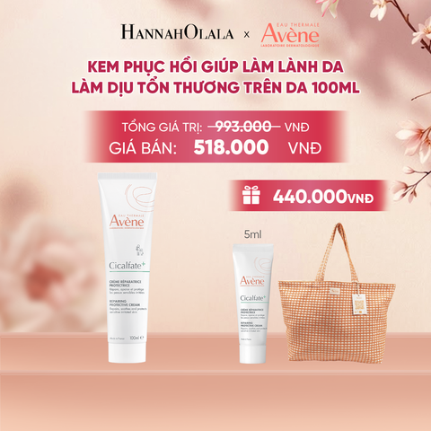  KEM PHỤC HỒI EAU THERMALE AVÈNE CICALFATE+ REPAIRING PROTECTIVE CREAM GIÚP LÀM LÀNH DA LÀM DỊU TỔN THƯƠNG TRÊN DA 100ML 