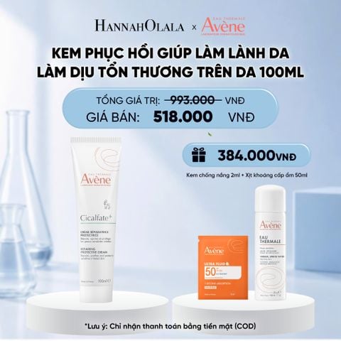  KEM PHỤC HỒI EAU THERMALE AVÈNE CICALFATE+ REPAIRING PROTECTIVE CREAM GIÚP LÀM LÀNH DA LÀM DỊU TỔN THƯƠNG TRÊN DA 100ML 