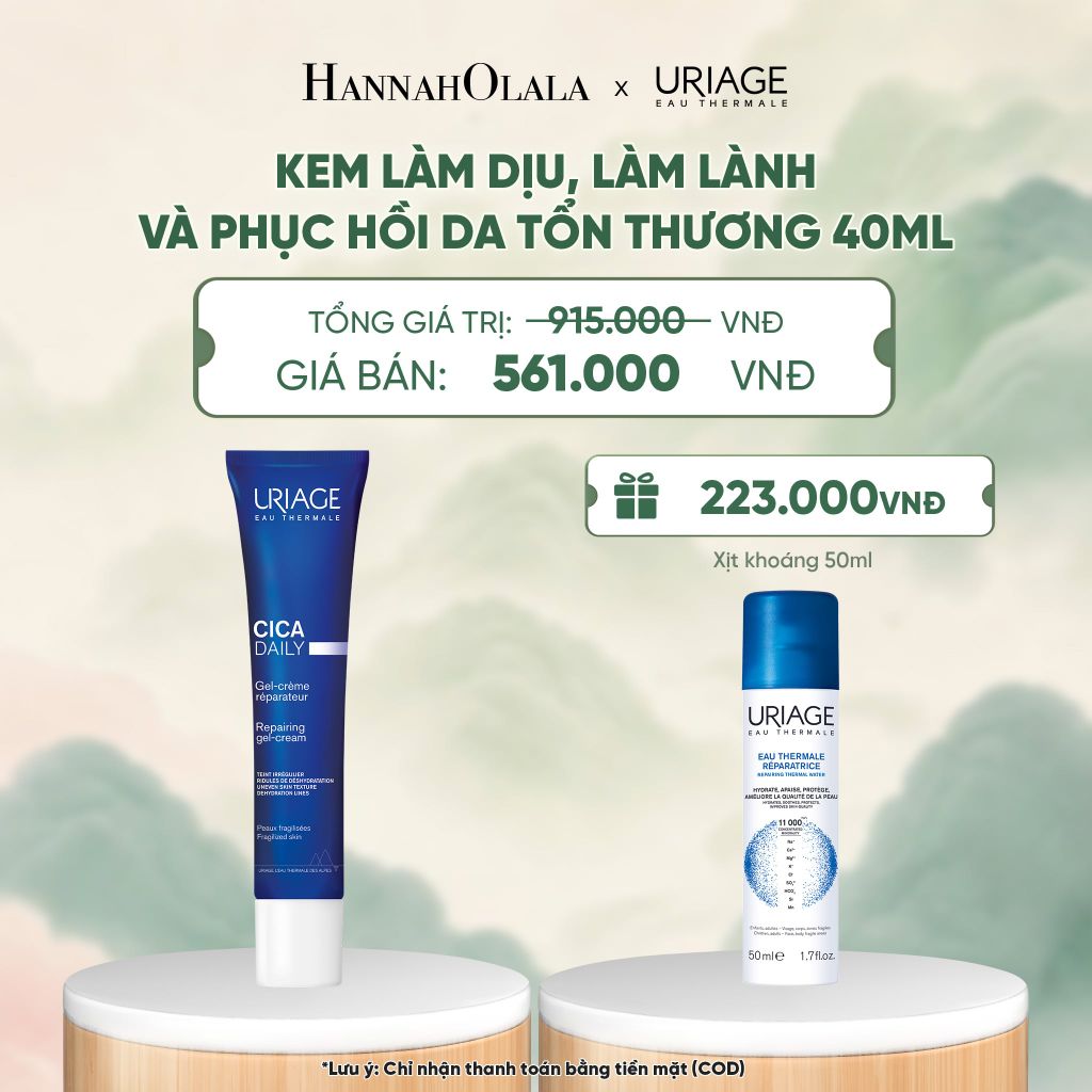  KEM LÀM DỊU, LÀM LÀNH VÀ PHỤC HỒI DA TỔN THƯƠNG HẰNG NGÀY CICA DAILY GEL-CRÈME 40ML - A113 
