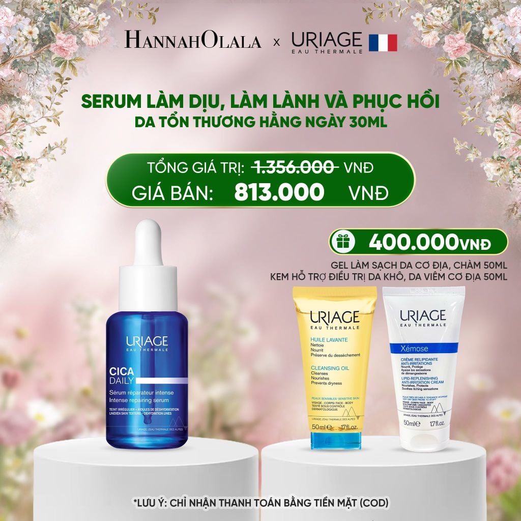 DEAL 4: SERUM LÀM DỊU, LÀM LÀNH VÀ PHỤC HỒI DA TỔN THƯƠNG HẰNG NGÀY CICA DAILY SERUM 30ML 