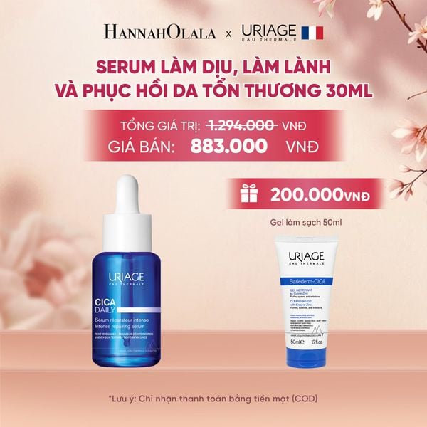  SERUM LÀM DỊU, LÀM LÀNH VÀ PHỤC HỒI DA TỔN THƯƠNG HẰNG NGÀY CICA DAILY SERUM 30ML 