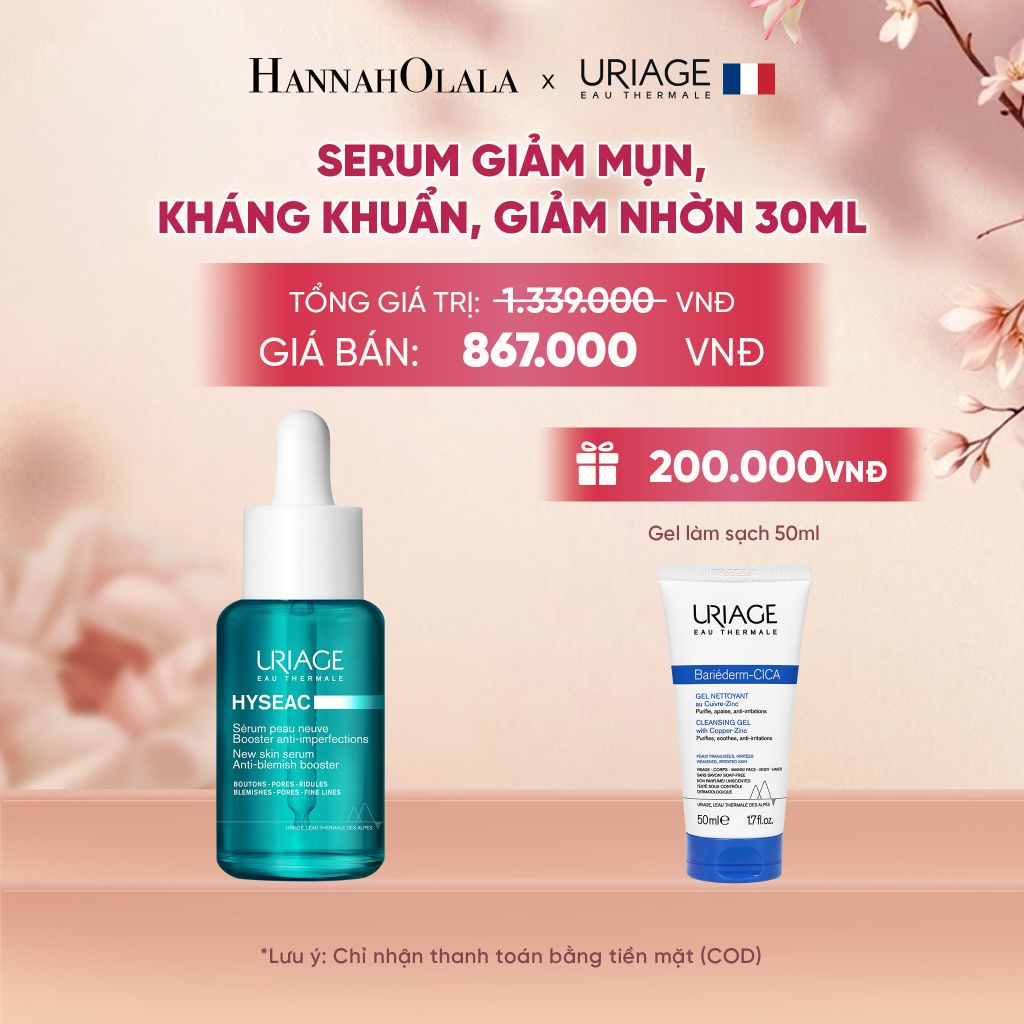  SERUM GIẢM MỤN, KHÁNG KHUẨN, GIẢM NHỜN HYSEAC SÉRUM BOOSTER ANTI-IMPERFECT 30ML 