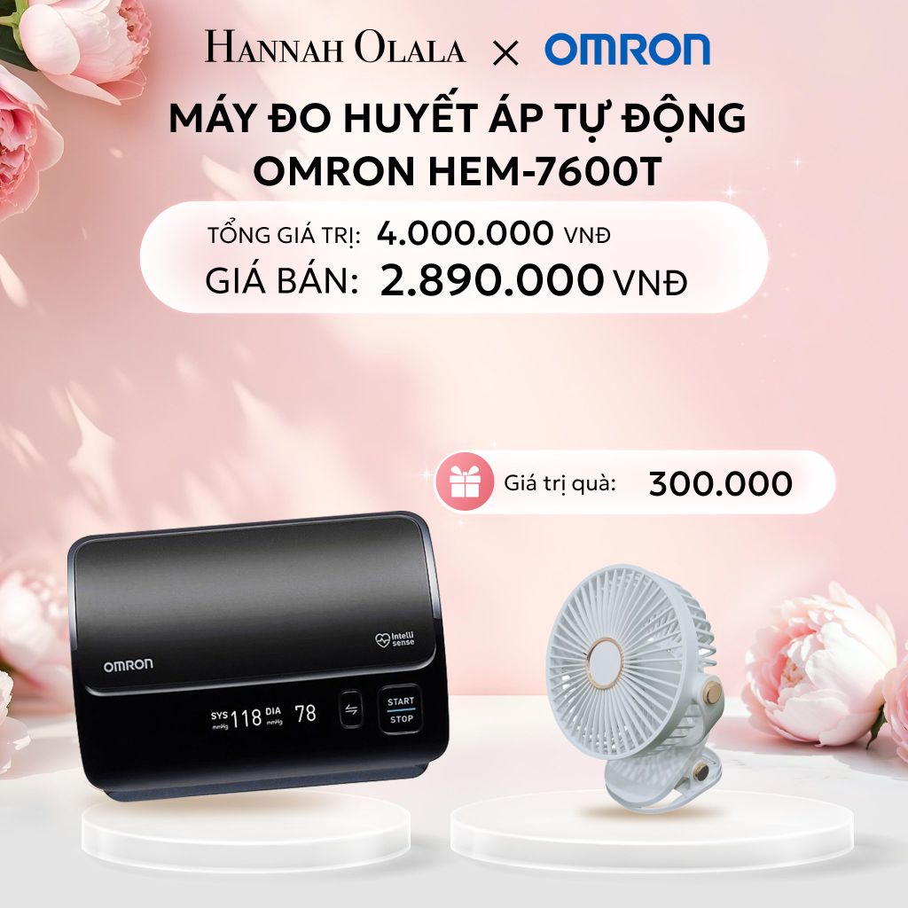  E817: DEAL 5: MÁY ĐO HUYẾT ÁP TỰ ĐỘNG OMRON HEM-7600T 