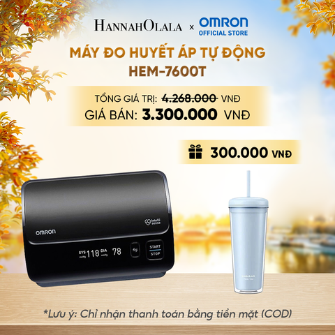  MÁY ĐO HUYẾT ÁP TỰ ĐỘNG OMRON HEM-7600T - E182 