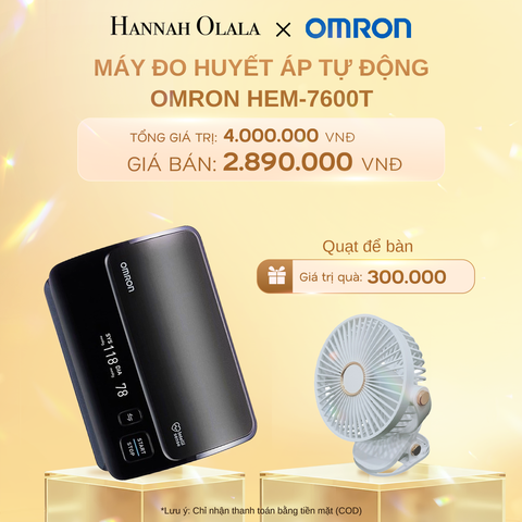  DEAL 5: MÁY ĐO HUYẾT ÁP TỰ ĐỘNG OMRON HEM-7600T 