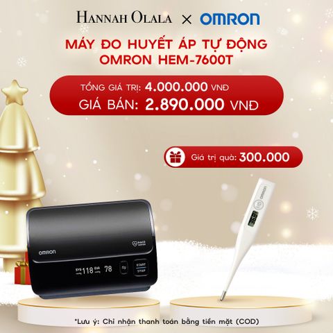  A1827_DEAL 4: MÁY ĐO HUYẾT ÁP TỰ ĐỘNG OMRON HEM-7600T 