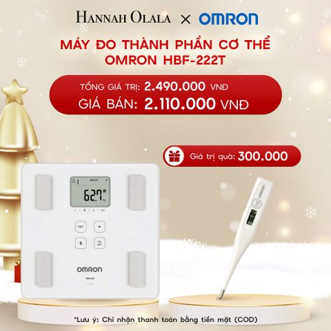  A1832_DEAL 9: MÁY ĐO THÀNH PHẦN CƠ THỂ OMRON HBF-222T 