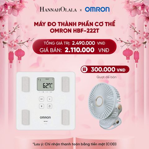  DEAL 8: MÁY ĐO THÀNH PHẦN CƠ THỂ OMRON HBF-222T 