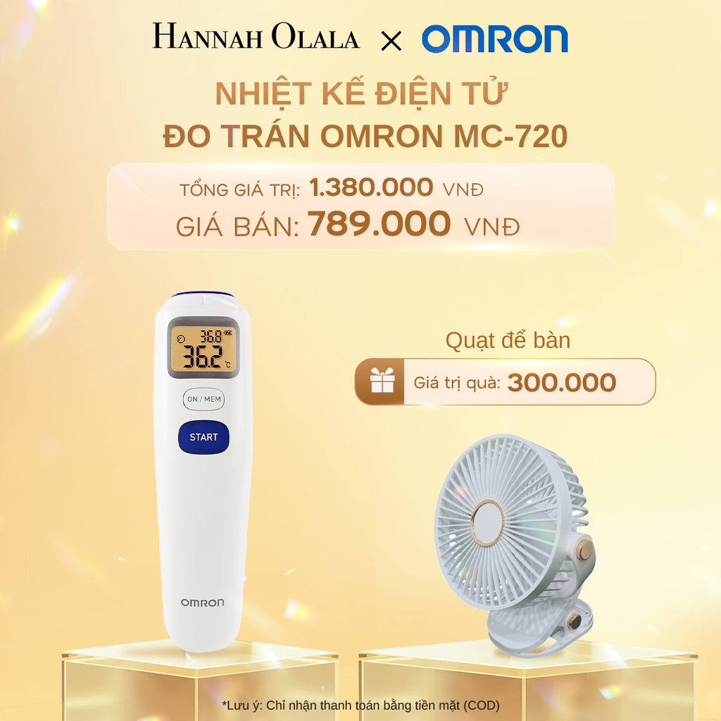  C753_DEAL 1: NHIỆT KẾ ĐIỆN TỬ ĐO TRÁN OMRON MC-720 