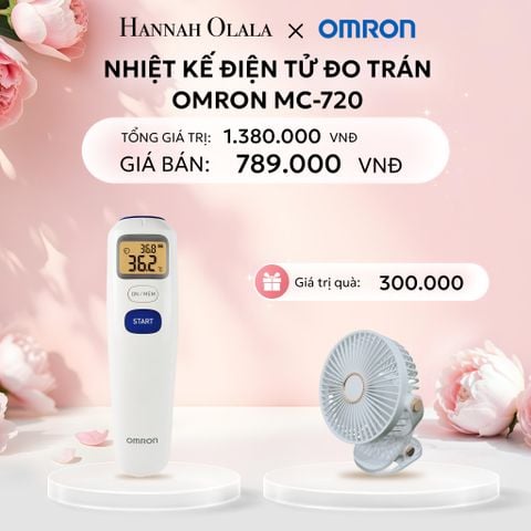  E813: DEAL 1: NHIỆT KẾ ĐIỆN TỬ ĐO TRÁN OMRON MC-720 