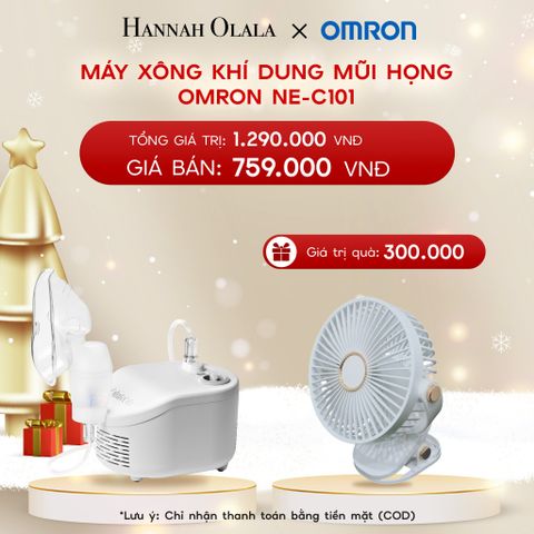  A1831_DEAL 8: MÁY XÔNG KHÍ DUNG MŨI HỌNG OMRON NE-C101 