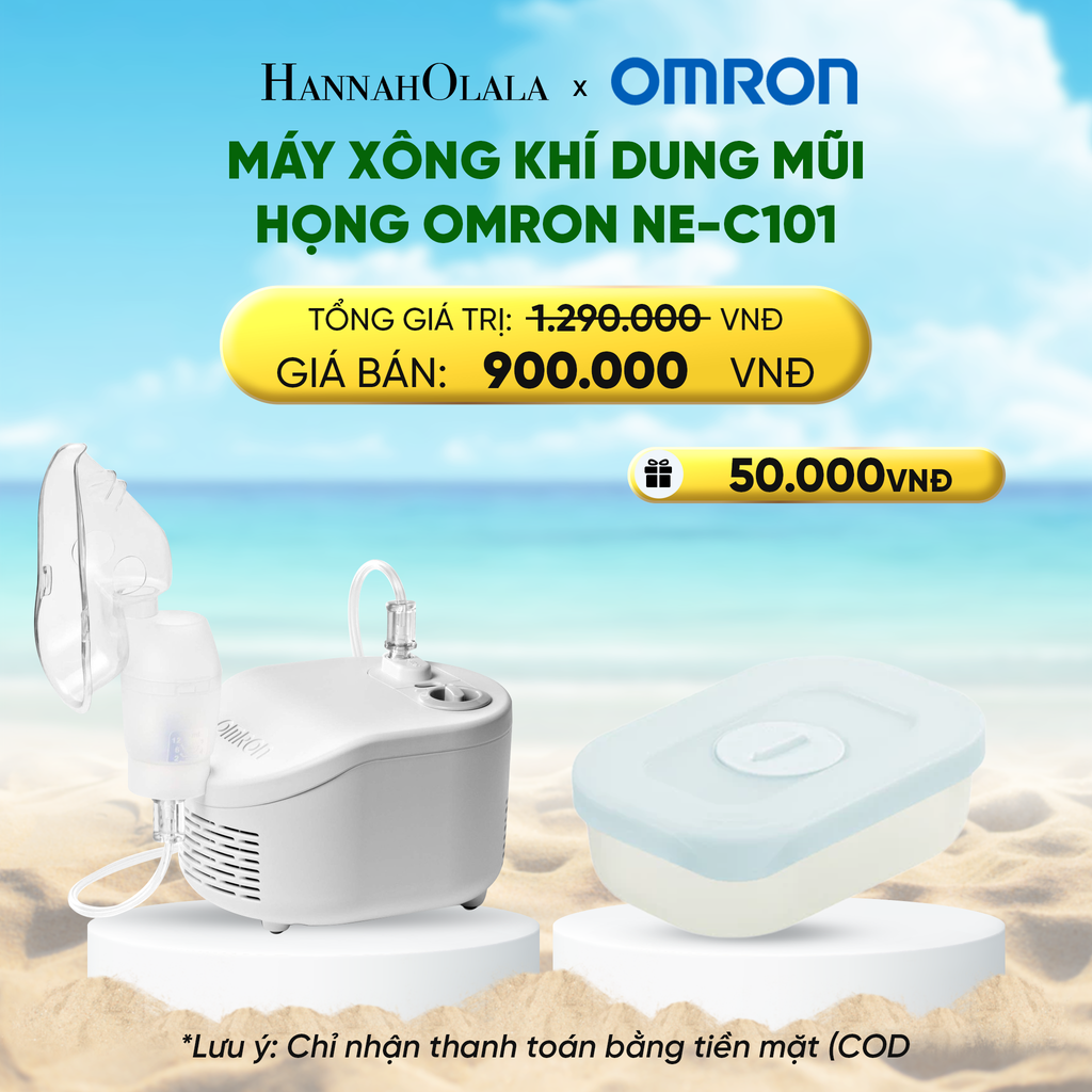  DEAL 7: MÁY XÔNG KHÍ DUNG MŨI HỌNG OMRON NE-C101 