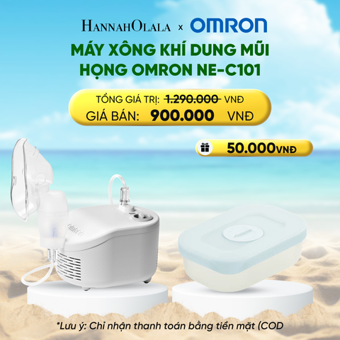  DEAL 7: MÁY XÔNG KHÍ DUNG MŨI HỌNG OMRON NE-C101 