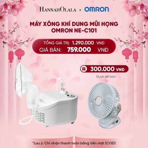  DEAL 7: MÁY XÔNG KHÍ DUNG MŨI HỌNG OMRON NE-C101 