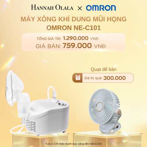  DEAL 9: MÁY XÔNG KHÍ DUNG MŨI HỌNG OMRON NE-C101 