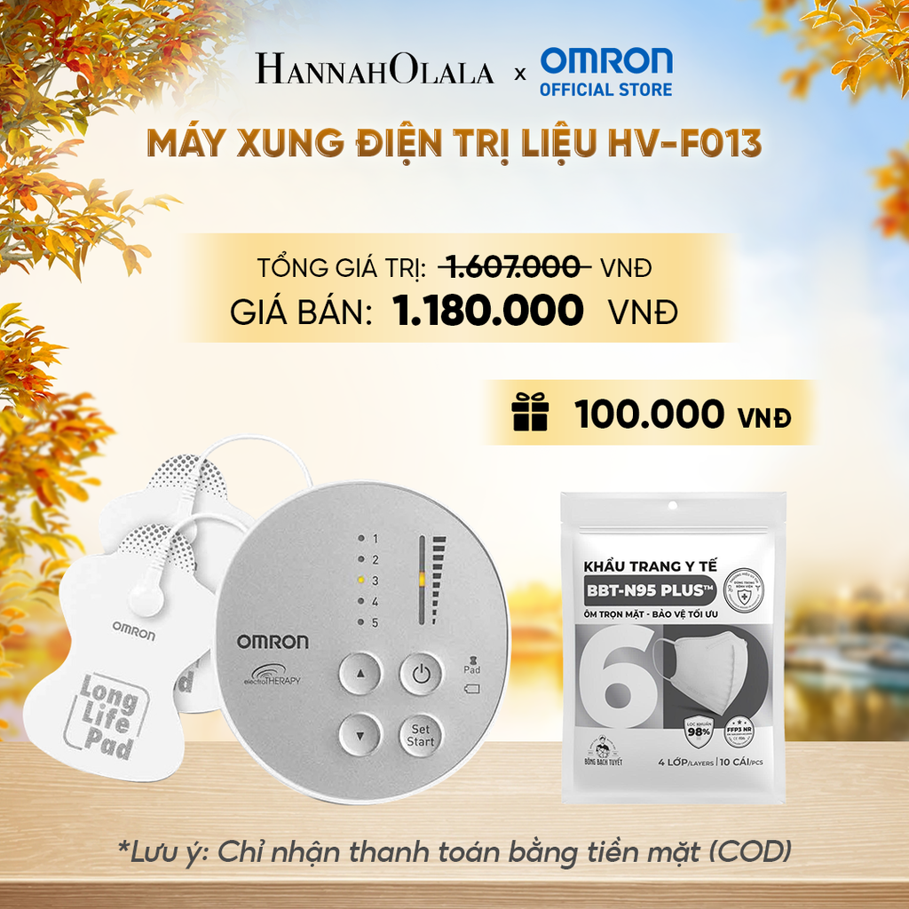  MÁY XUNG ĐIỆN TRỊ LIỆU OMRON HV-F013 - E185 